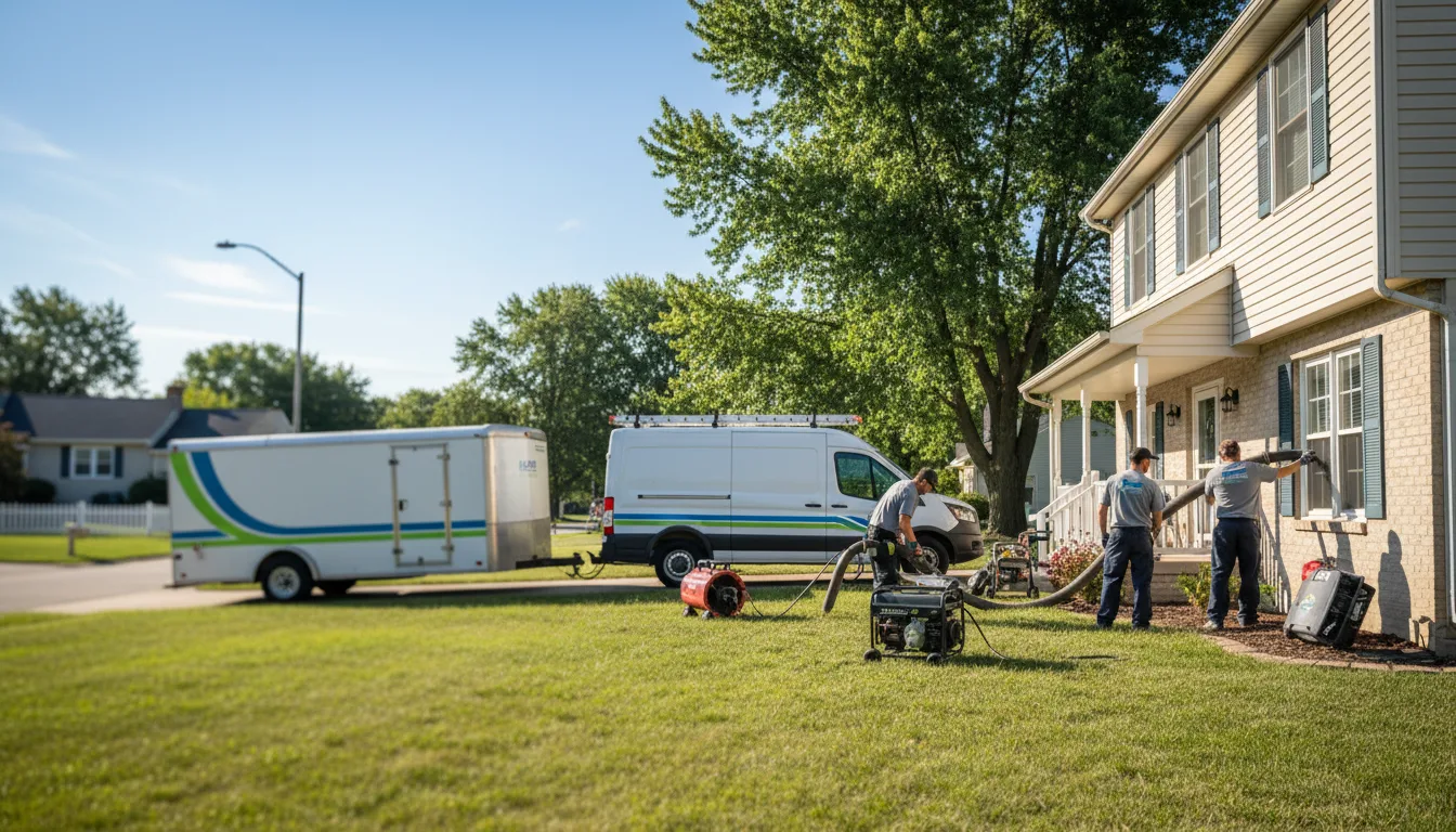 Flooded Basement Restoration And Cleanup With Repair in Watson, IL near me